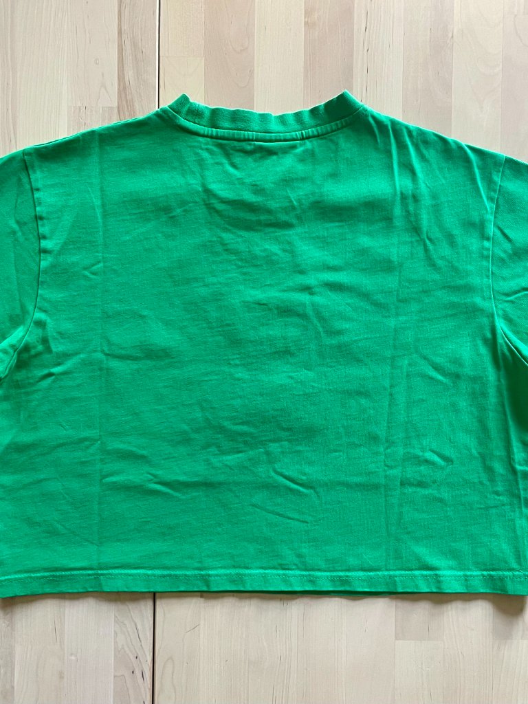 Cool Shirtz Play Cool Frog Cropped T-Shirt Size Xs Cold Ones Very Cool — image 5 of 5